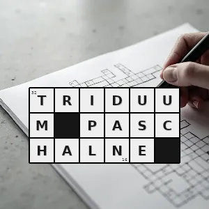 Hasło krzyżówkowe okres trzech dni przed wielkanocą w liturgii chrześcijańskiej - triduum paschalne – rozwiązanie, synonimy, podpowiedzi i definicje krzyżówkowe